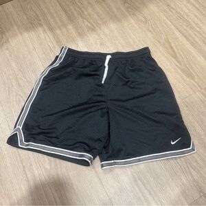Nike Men's Black Shorts with White Trim